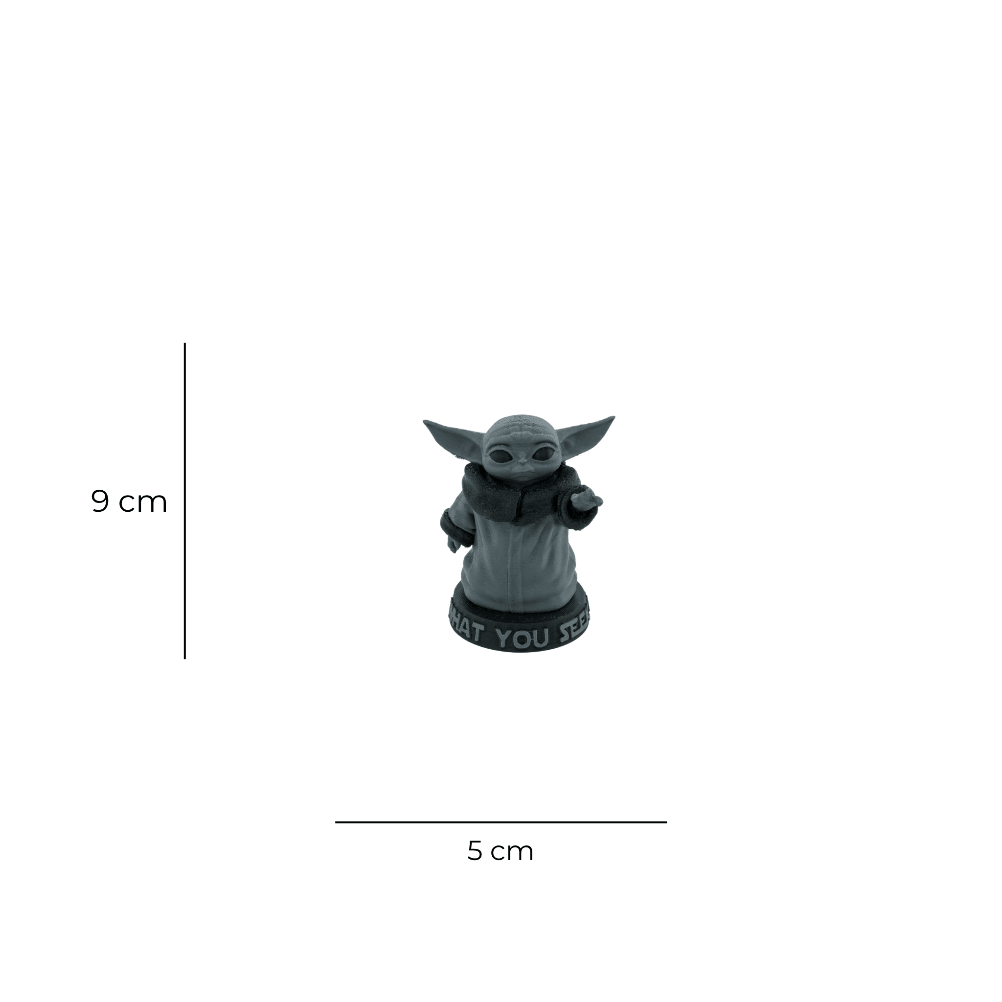 The Force Mini: Baby Yoda 3D Figürü