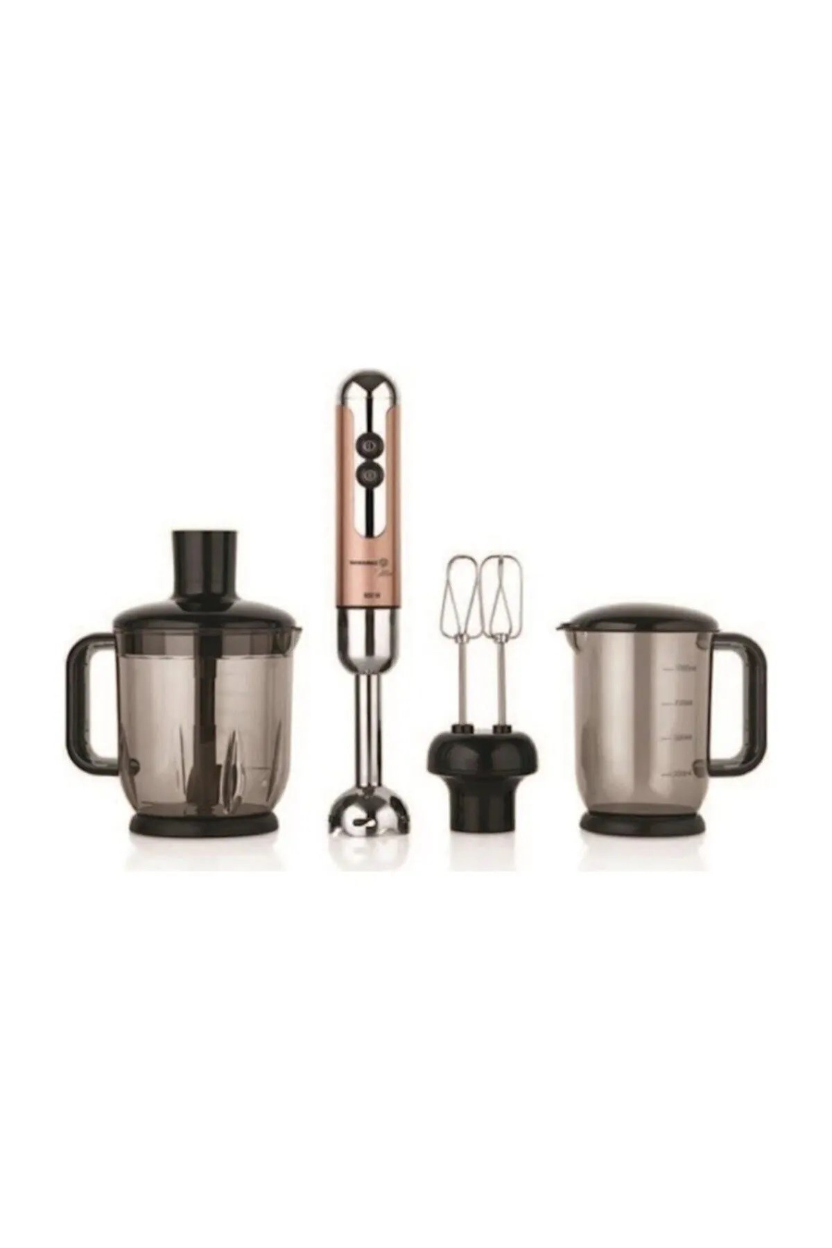 A447-09 Mia Mega Rosagold/krom Blender Set