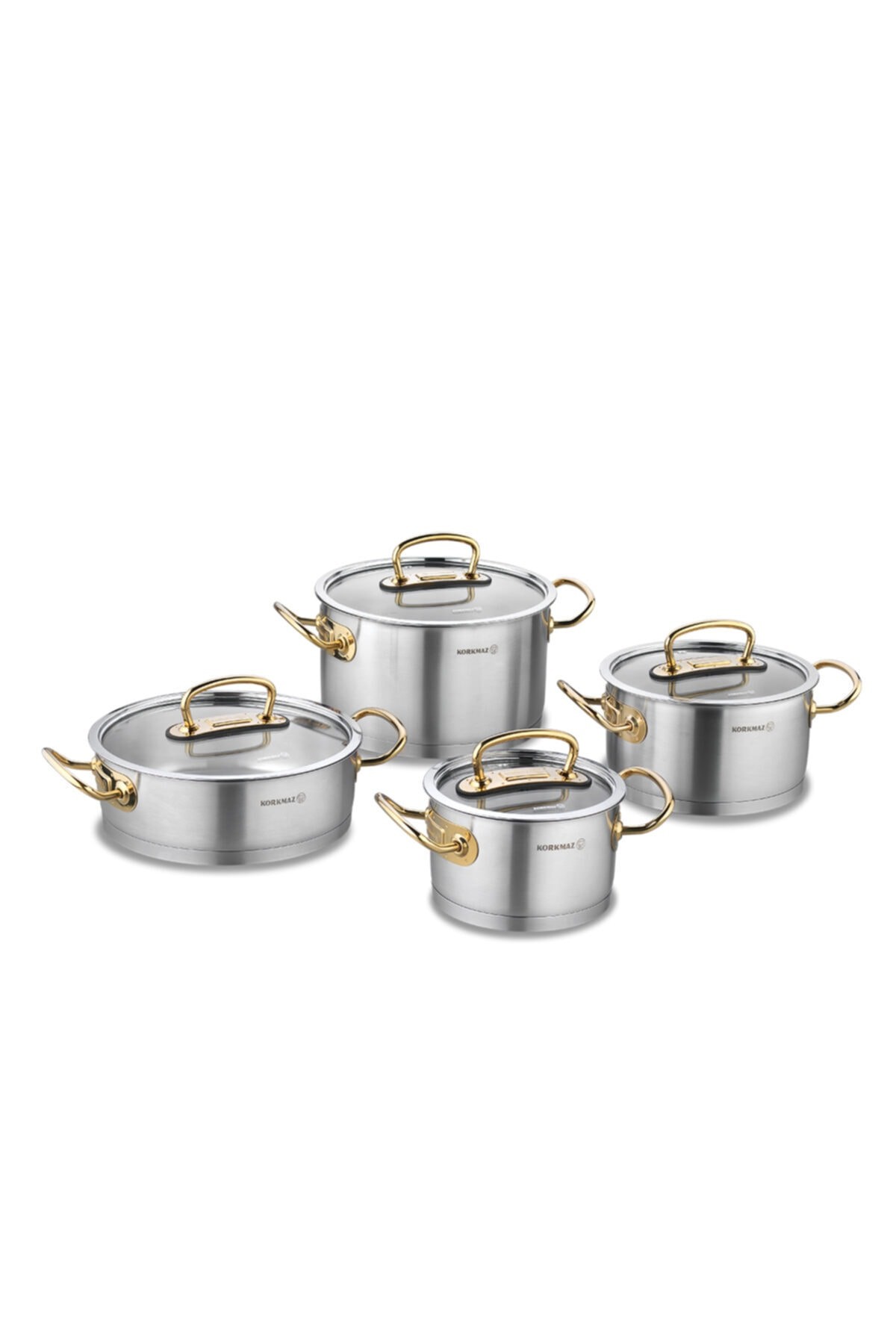 A1148 Proline 8 Parça Gold Tencere Seti