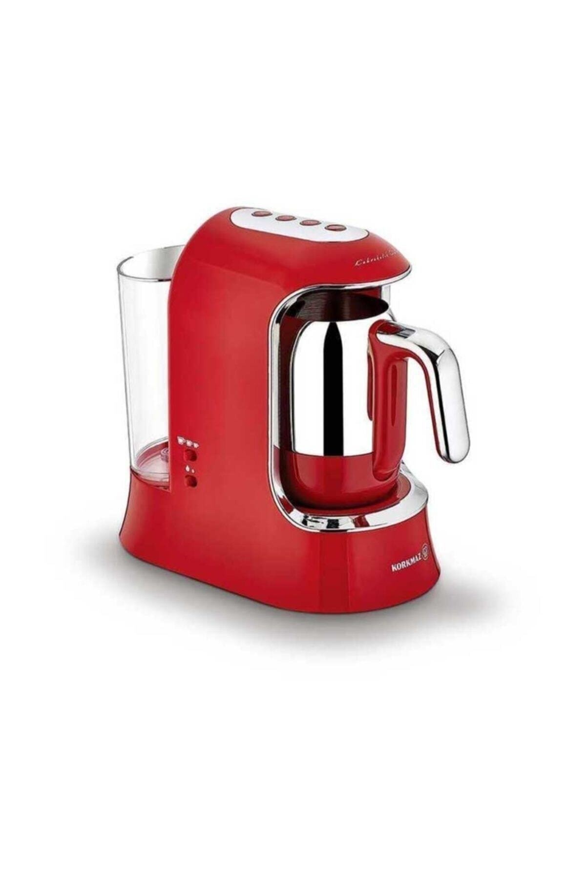 Kahvekolik Aqua Kırmızı/krom Kahve Makinesi A862