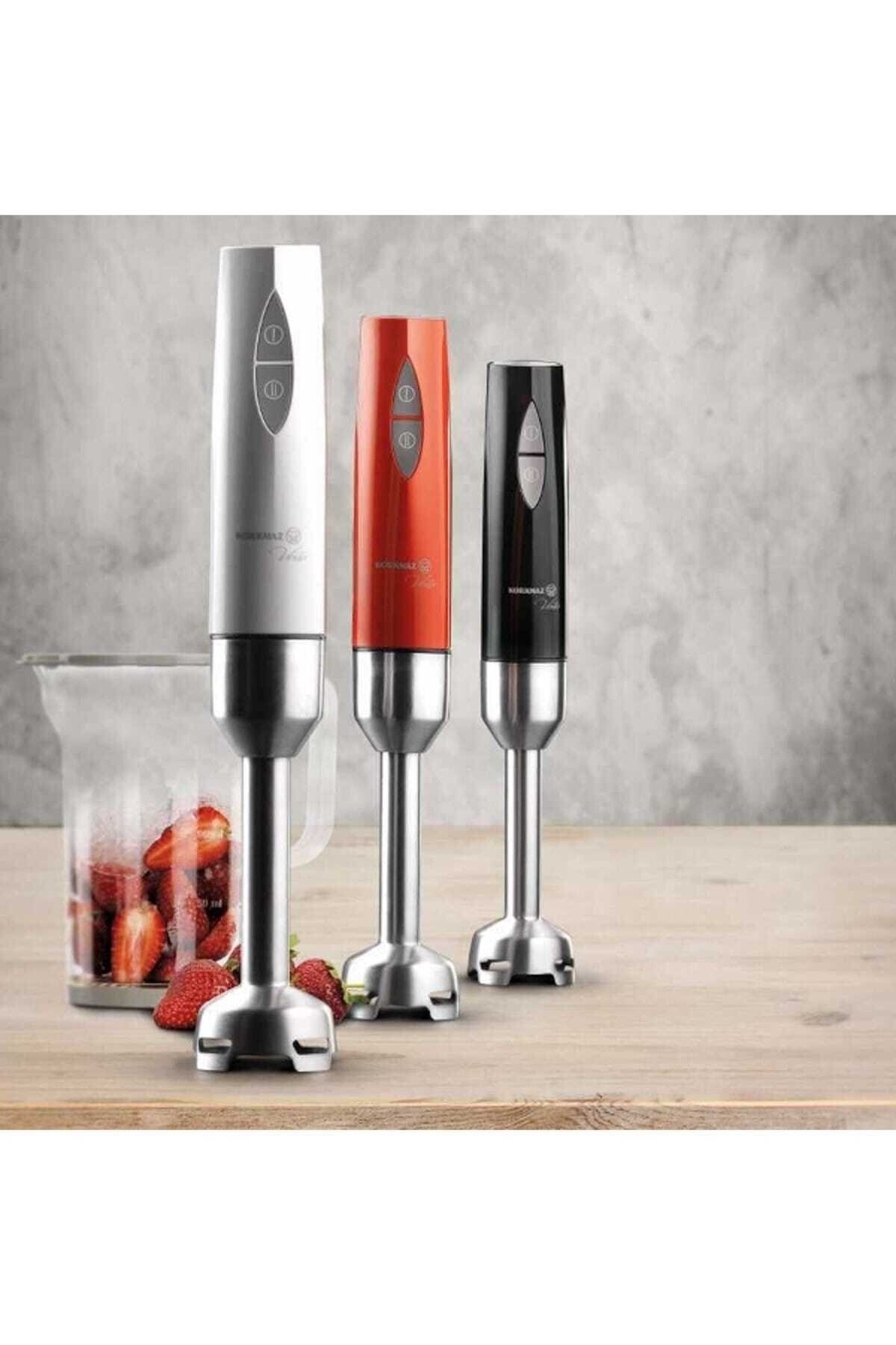 Vertex Duo Inox Kırmızı Blender Set A444-04 Fma01889