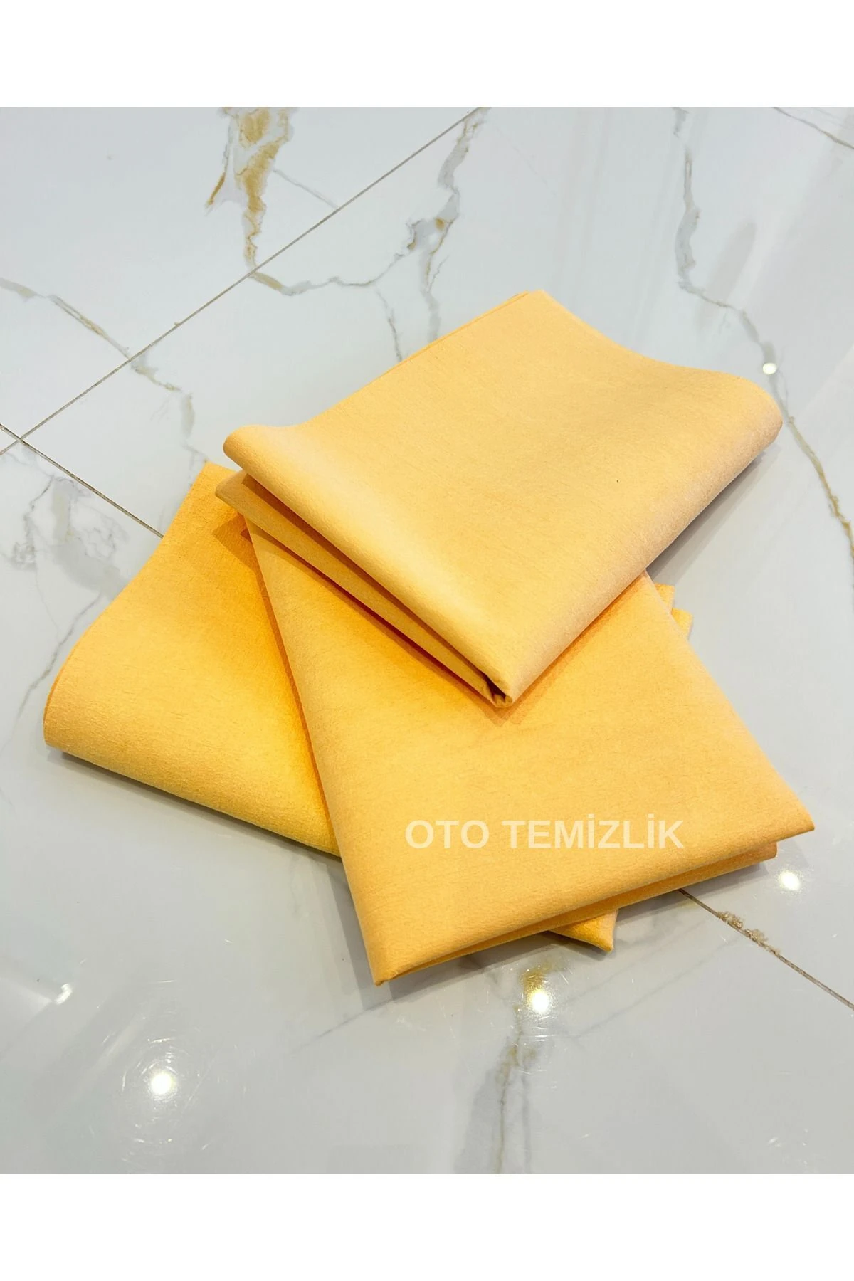 Mikrofiber Güderi Bez, Büyük Boy 50x70cm, Oto Kurulama Bezi, Araba Cam Kaporta Temizlik Bezi 3 Adet