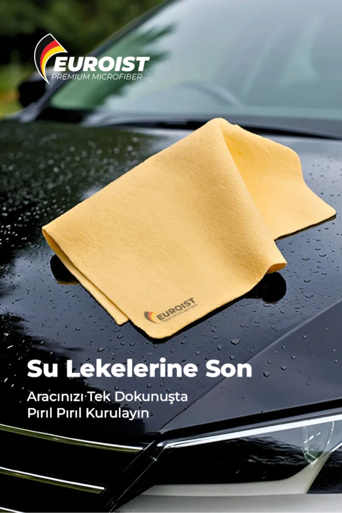 Mikrofiber Güderi Bez 50x70 cm | Araç Kurulama ve Cam Temizlik Bezi