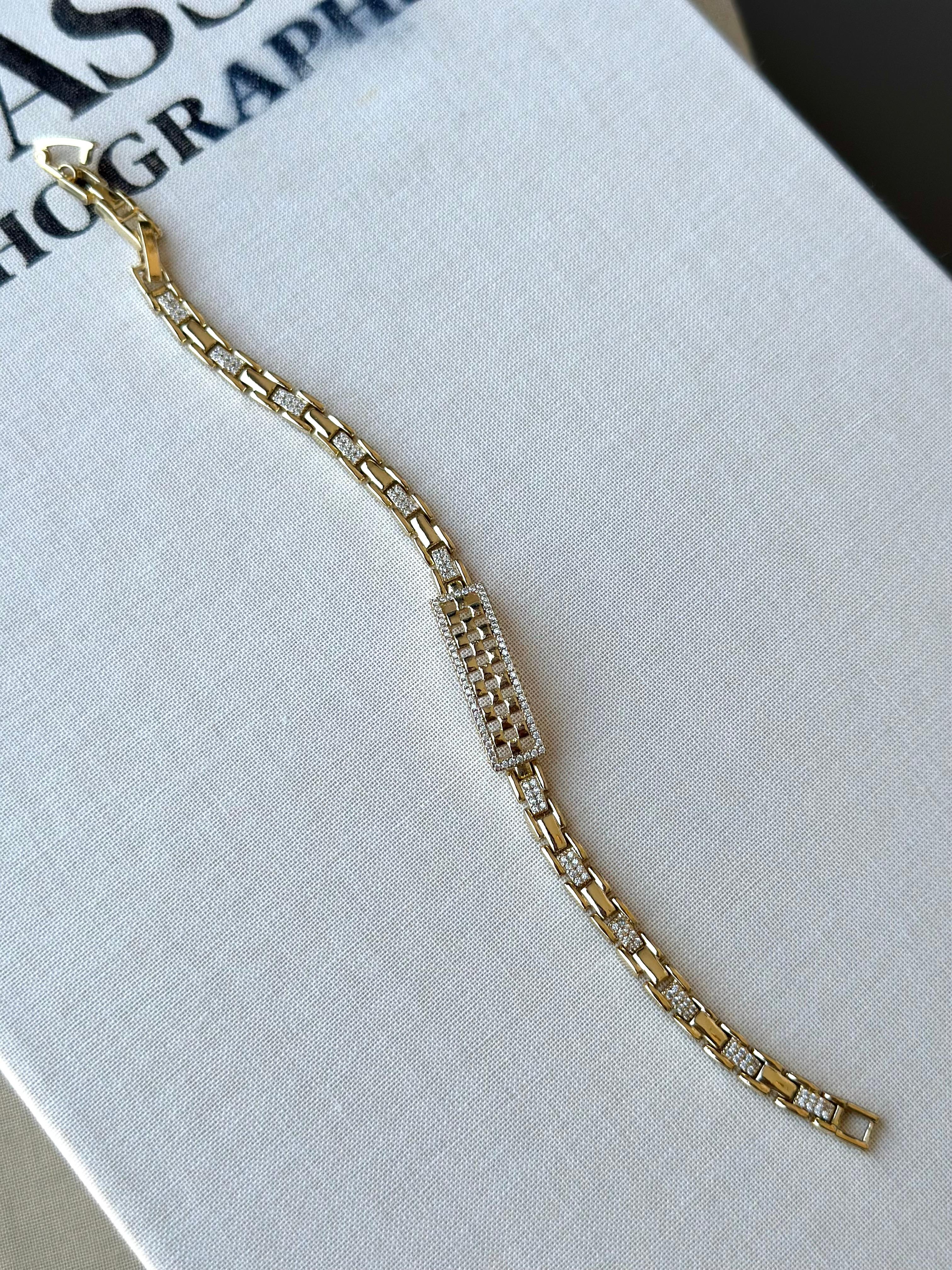 14 K ALTIN KAPLAMA XUPING BİLEKLİK