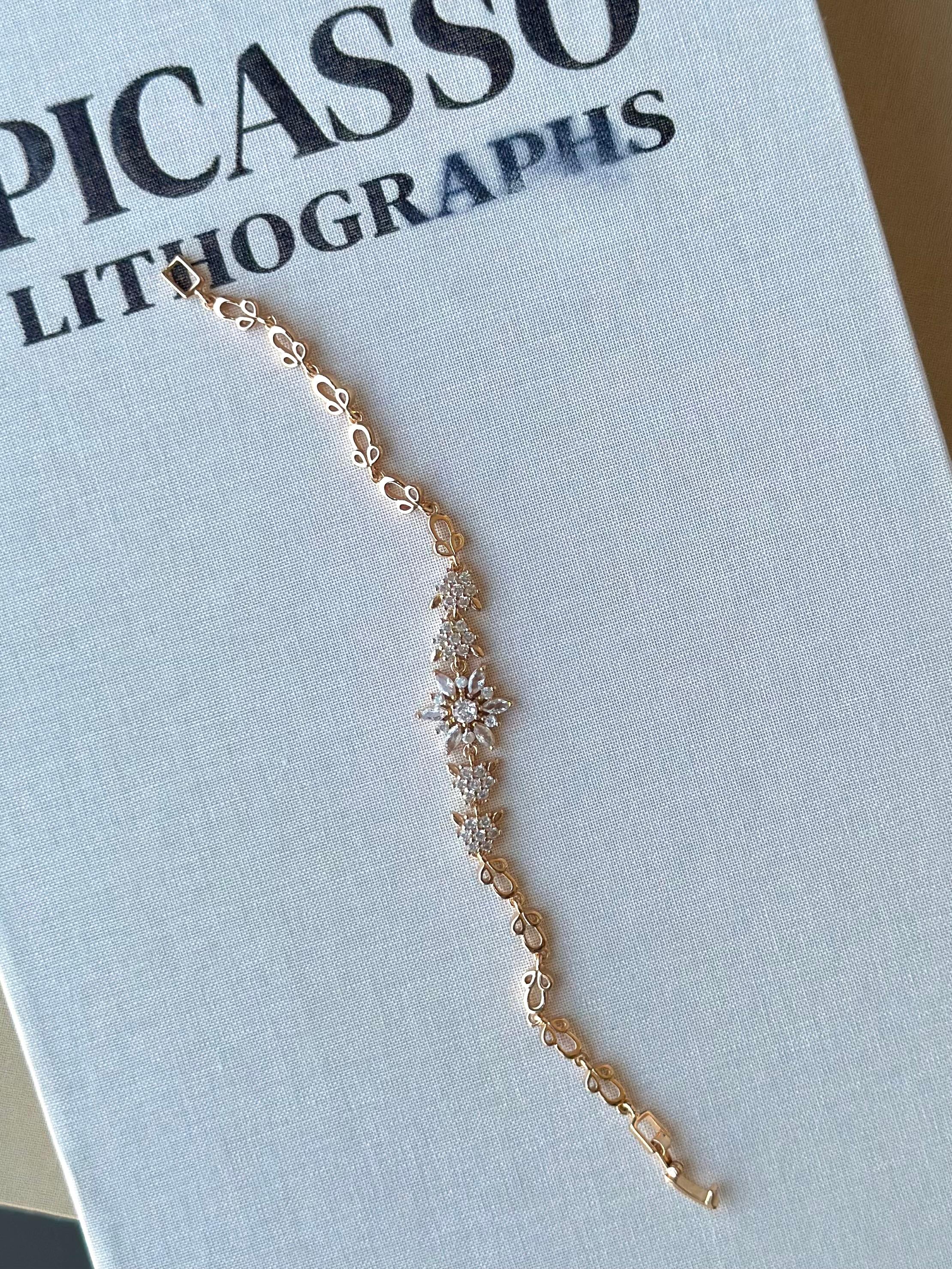 XUPING ROSE GOLD ÇİÇEK BİLEKLİK