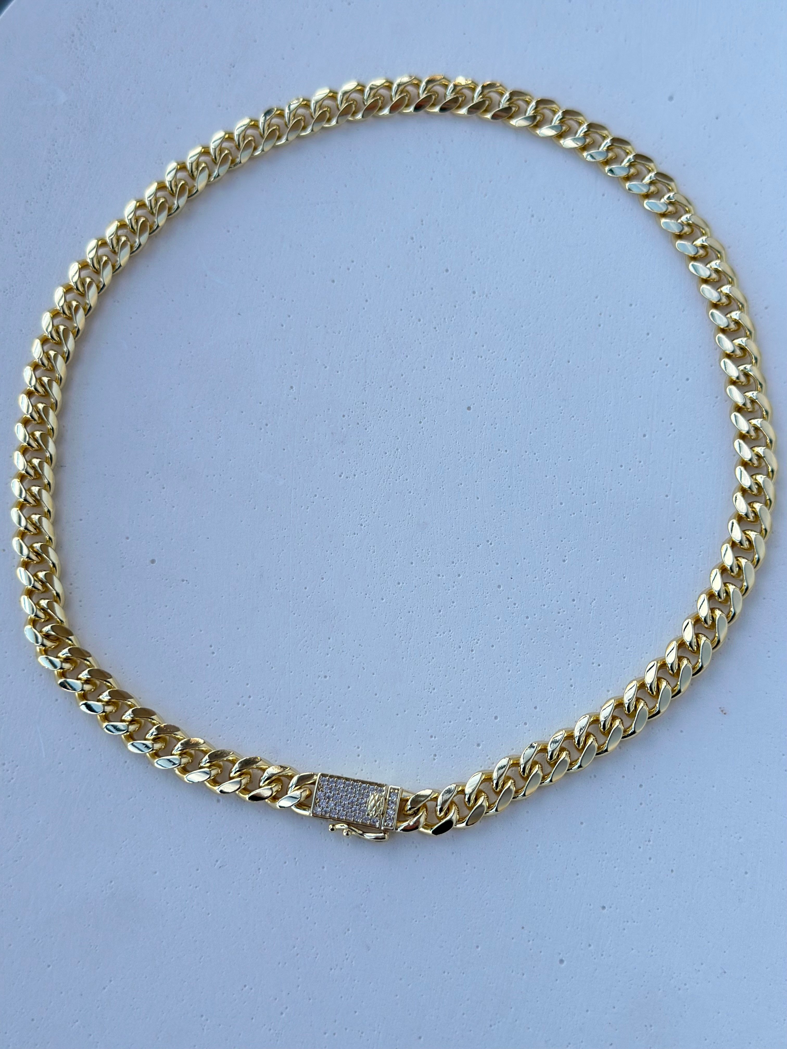 14K ALTIN KAPLAMA GURMET KOLYE
