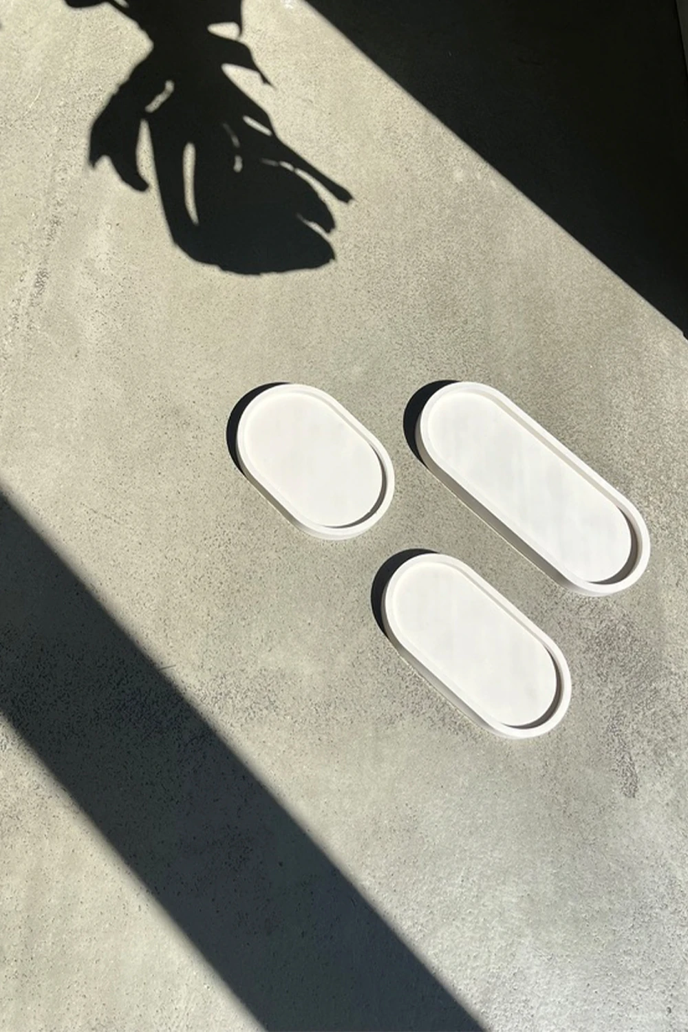 Oval Form Dekoratif Tepsi