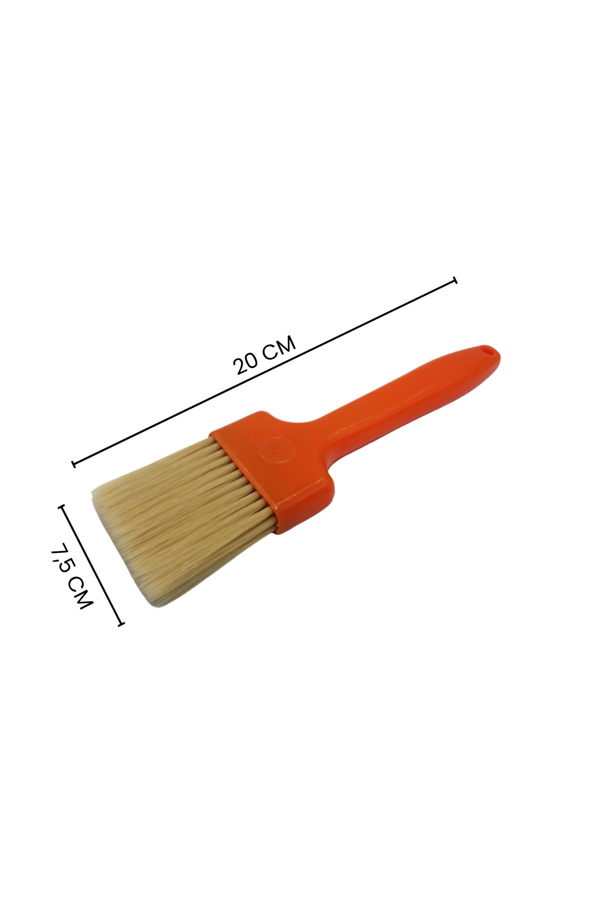 Turuncu Saplı Yumurta Fırçası 20x7,5 CM