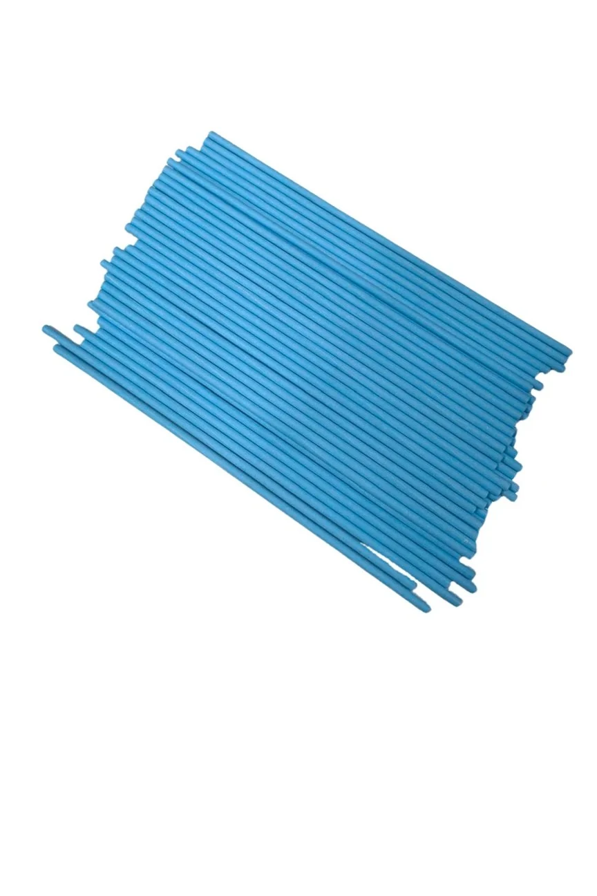 Kağıt Lolipop Çubuğu & Cakepops Çubuğu & Isıya Dayanıklı Mavi 20 CM
