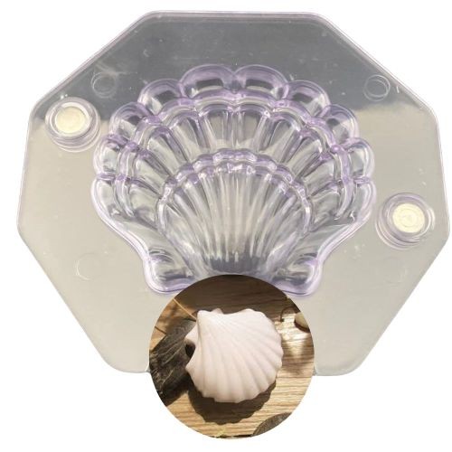 3D DENİZ KABUĞU POLİKARBON ÇİKOLATA KALIBI*120