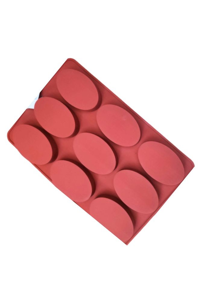 9 LU OVAL SİLİKON KALIP