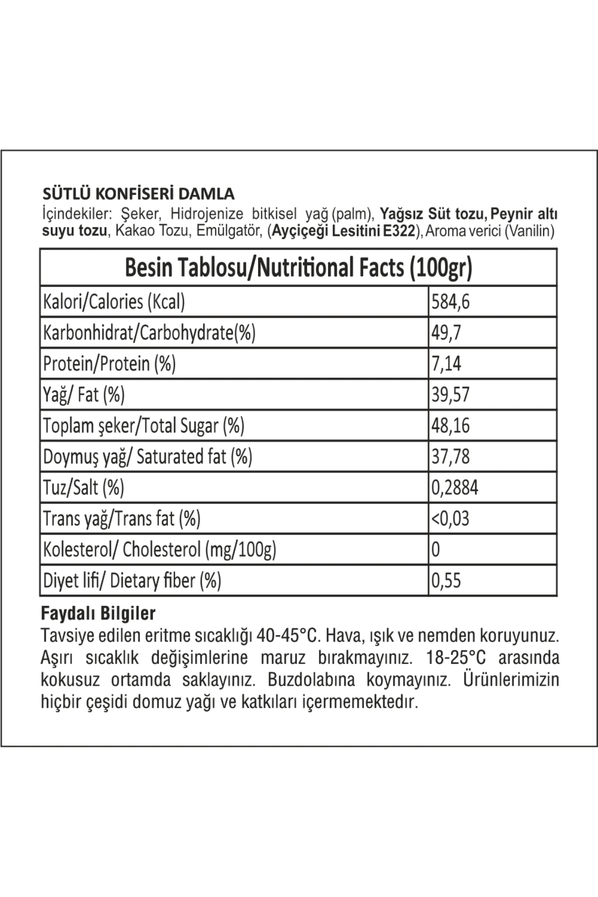 Bluebead Damla Çikolata Kokolin 1 KG 