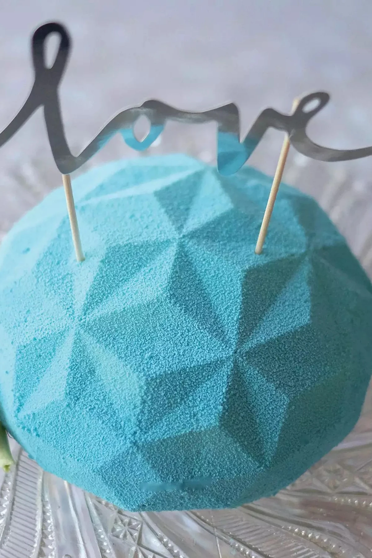 Yuvarlak Elmas Desenli Silikon Mousse Pasta Kalıbı ( Gemma)