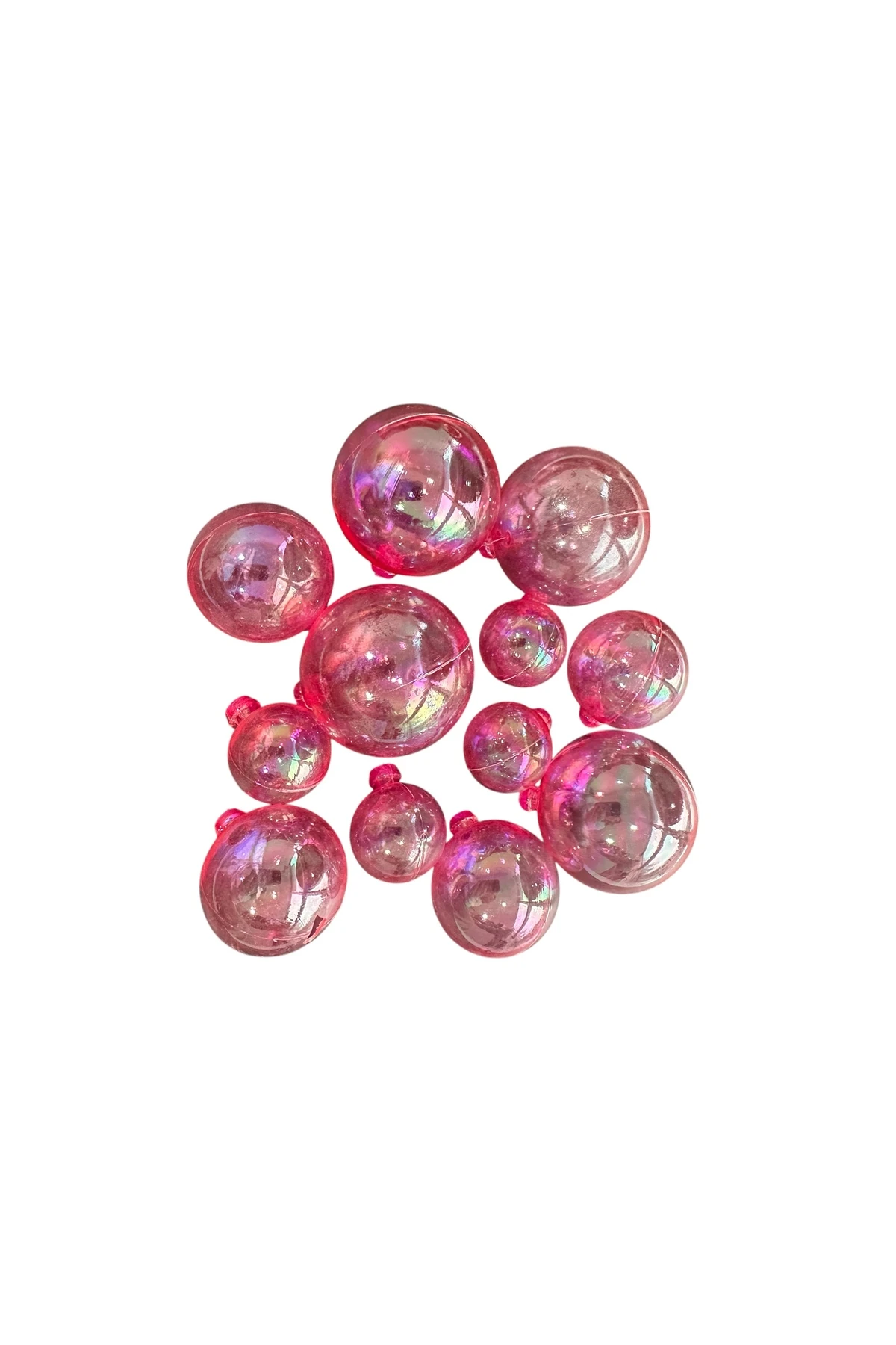 Şeffaf Top Rose Red