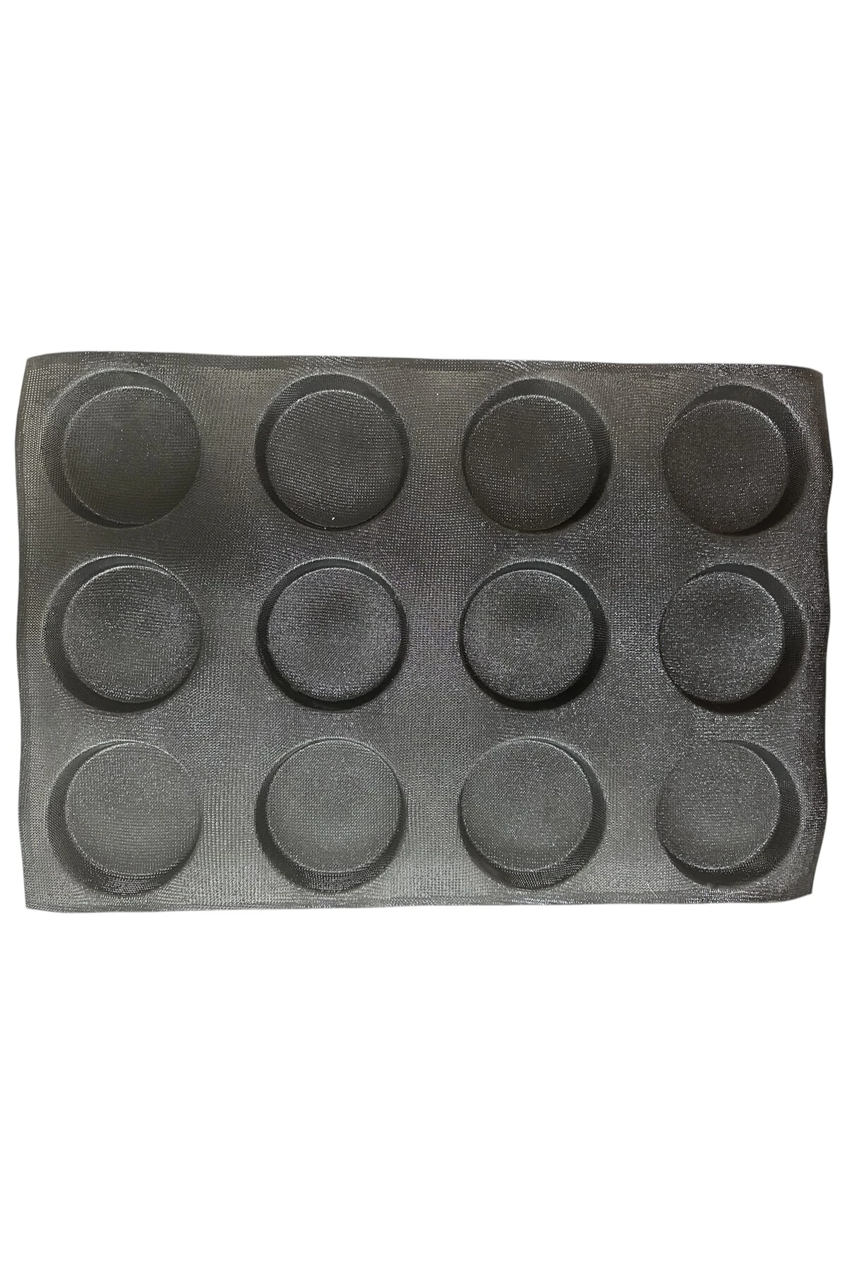 Delikli Silikon Hamburger Ekmeği Kalıbı