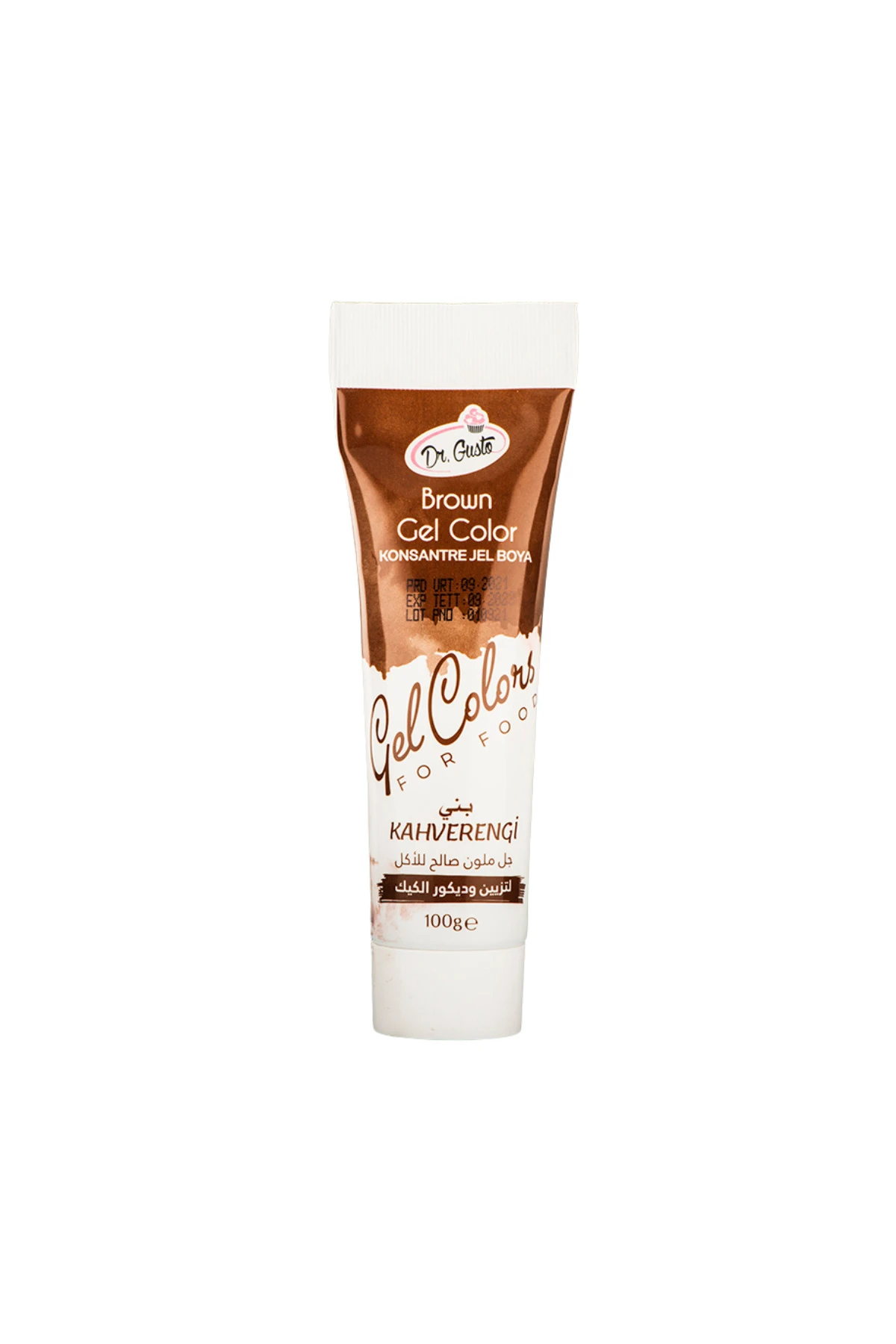 Jel Gıda Boyası 100 GR (Tüp) Kahve