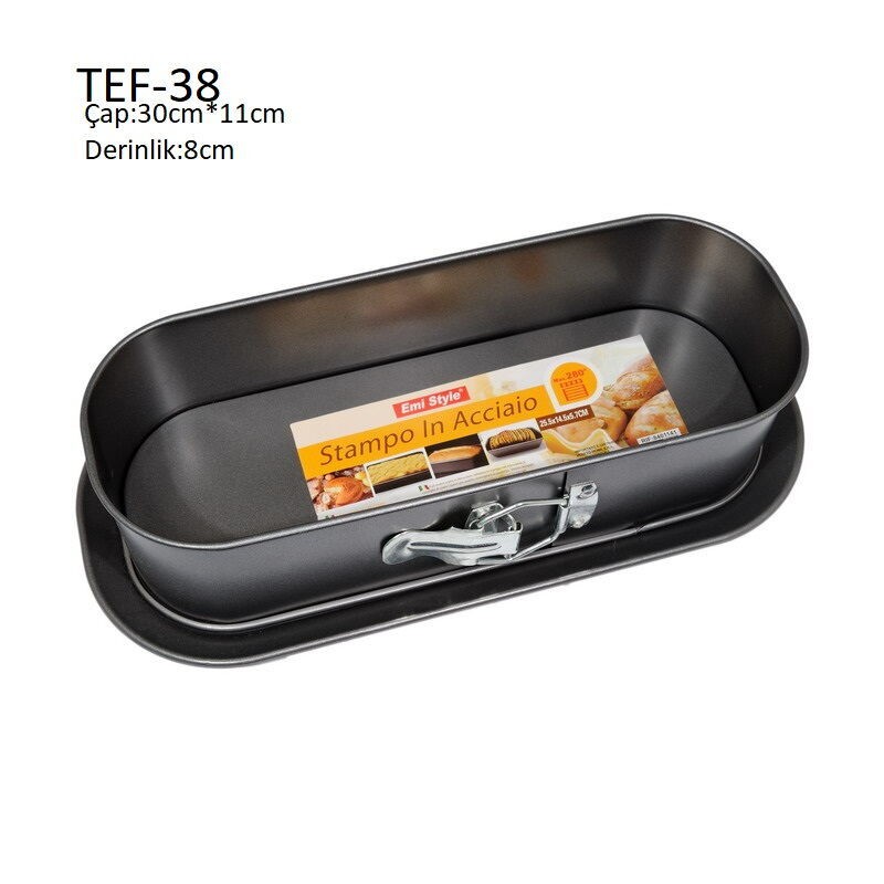 TEFLON KELEPÇELİ BATON KEK KALIBI*24*