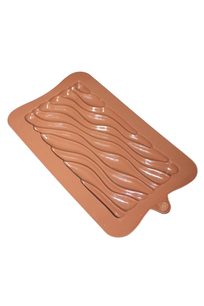 SİLİKON ÇİKOLATA KALIBI DALGALI TABLET