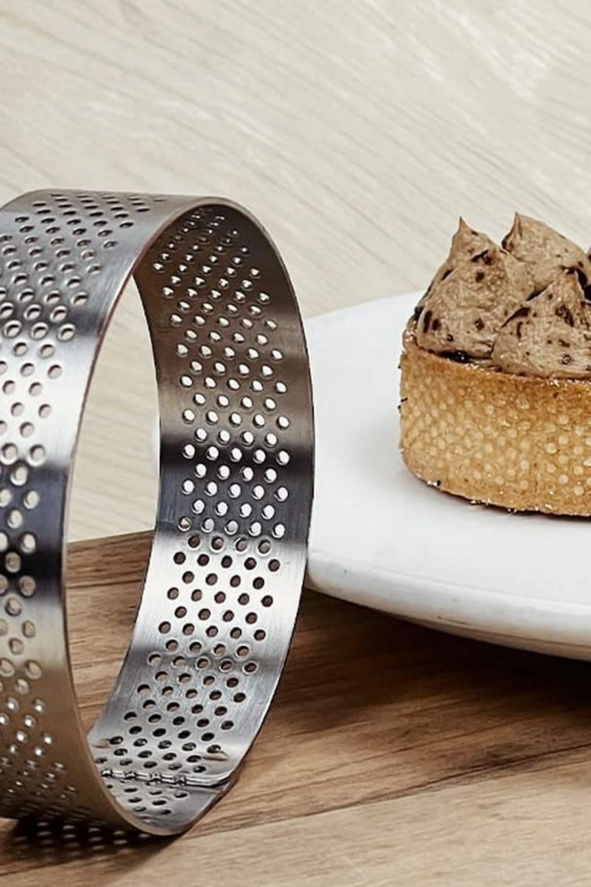 Delikli Yuvarlak Tart Halkası 12 CM