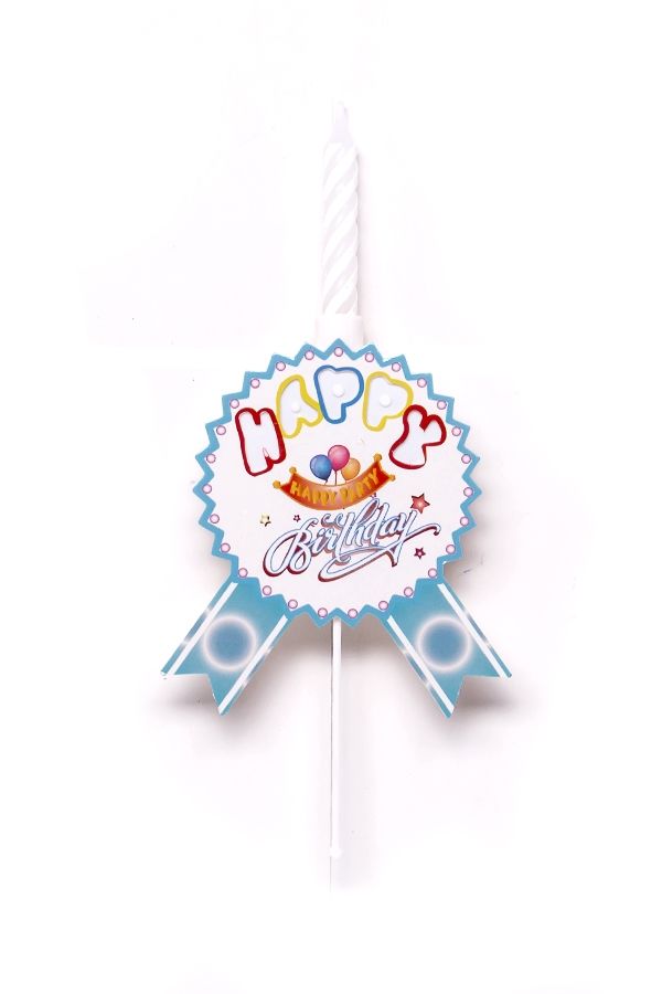 MÜZİKLİ IŞIKLI MUM MAVİ