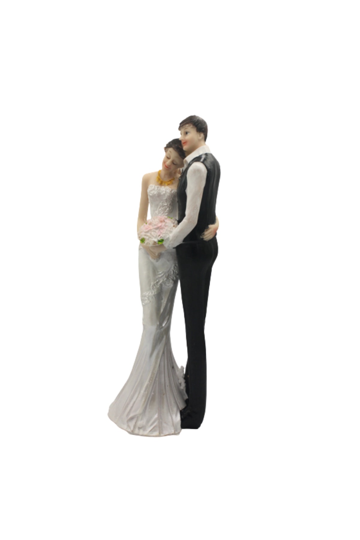 Dekoratif Gelin Damat Biblo Süs / Pasta Süsü