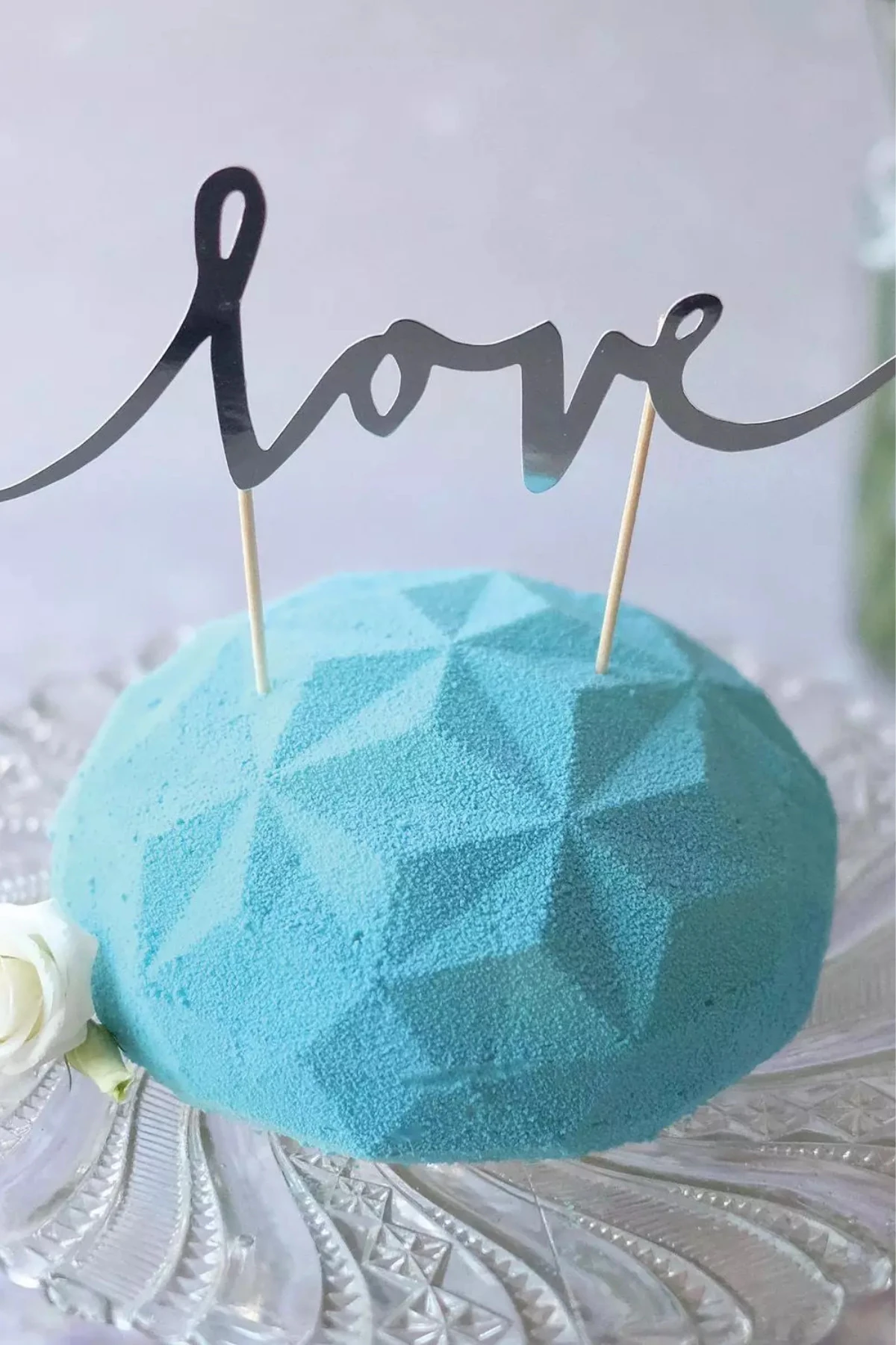 Yuvarlak Elmas Desenli Silikon Mousse Pasta Kalıbı ( Gemma)