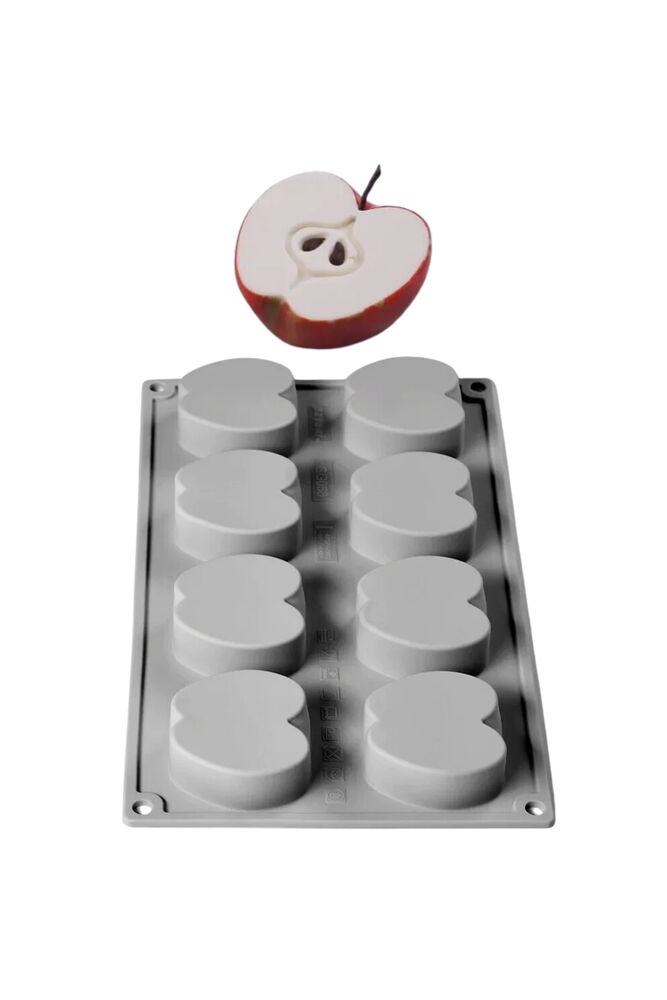 SİLİKON 8 Lİ ELMA KALIP