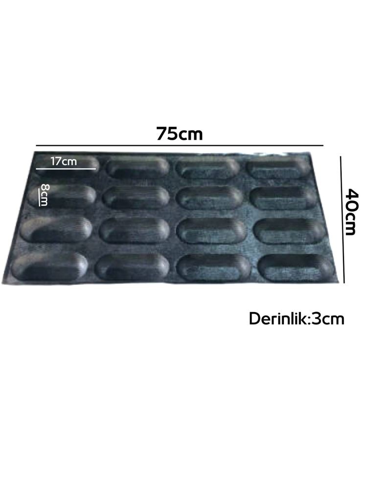 16 LI BATON SİLİKON KALIP 40x60 *36* BS-500