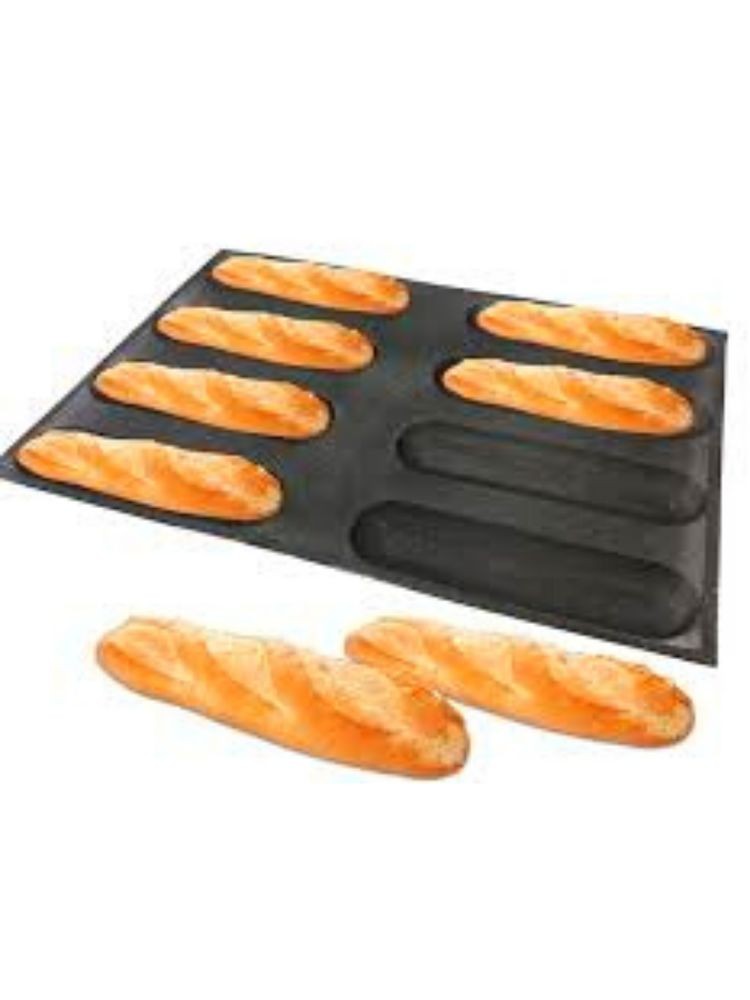8 Lİ HAMBURGER EKMEĞİ SİLİKON KALIP 40x60 BS-501