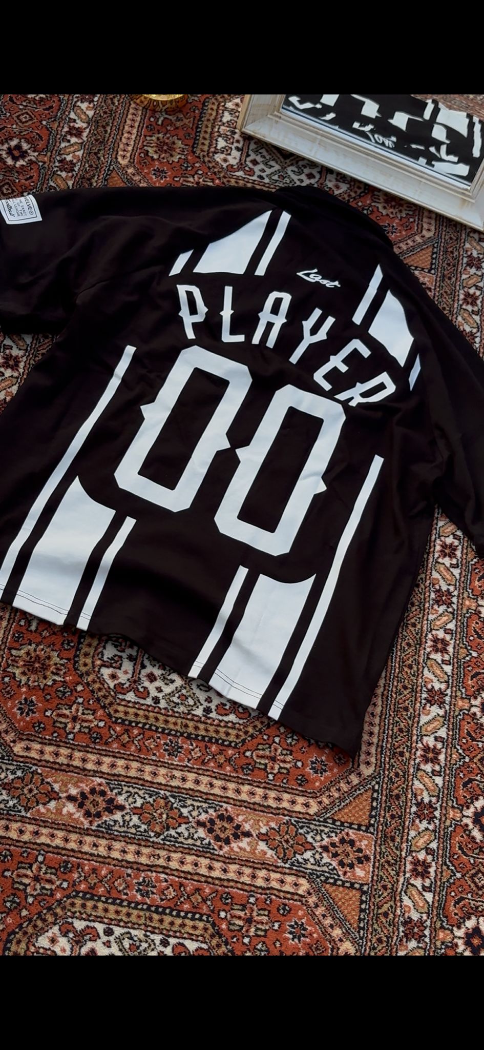 OVERSİZE 00 BASKILI T-SHİRT