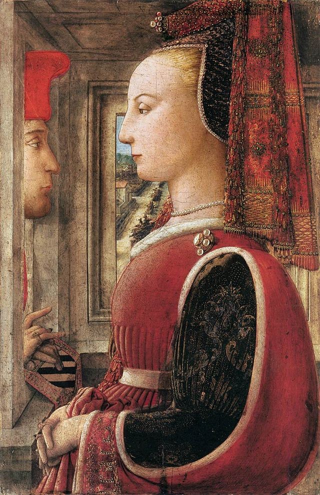  Fra Flippo Lippi, Pencerede Kadın ve Erkek Portresi. 1440 dolayları. (Metropolitan Museum of Art, New York)