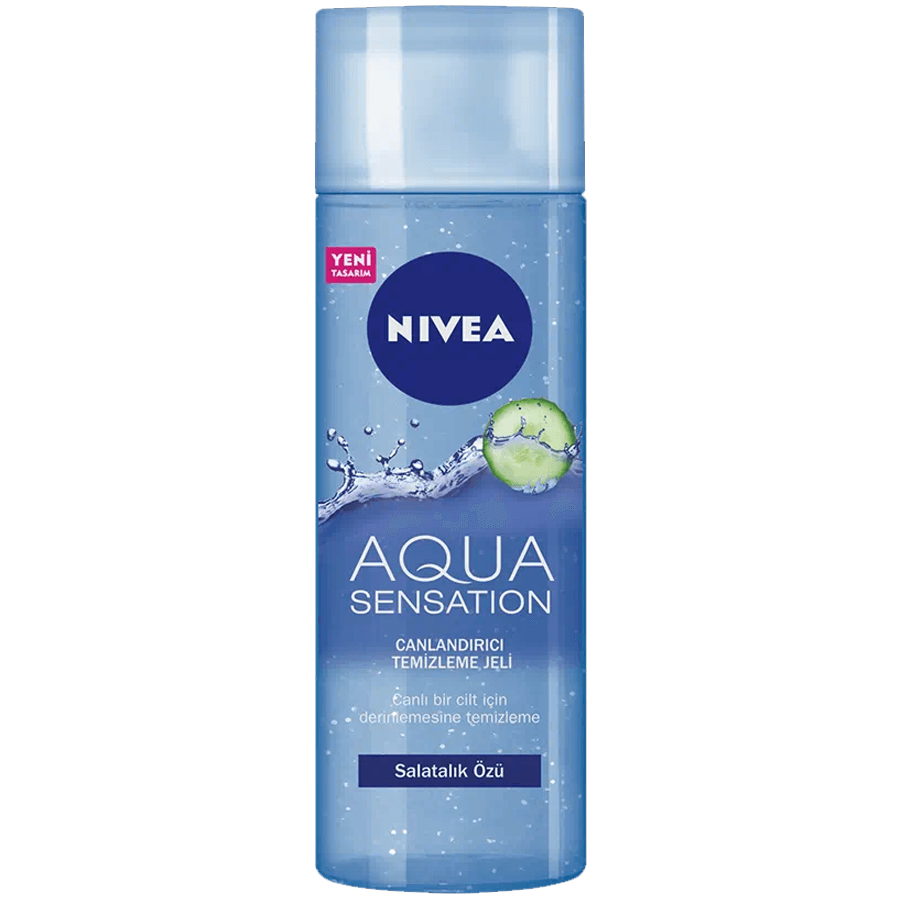 Nivea Aqua Sensation Canlandırıcı Yüz Temizleme Jeli 200ml-Salatalık Özlü