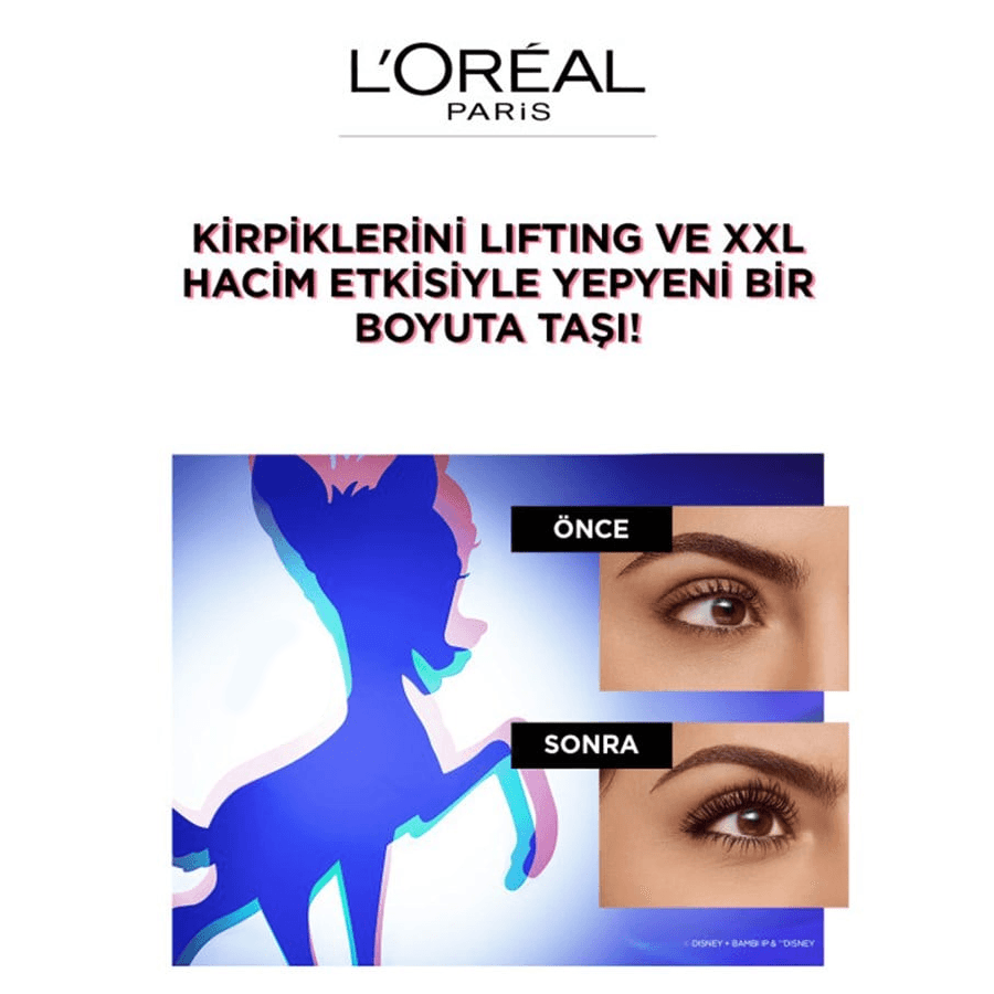 Loreal Paris Bambi Eye Oversized False Lash Mascara 9ml-Siyah