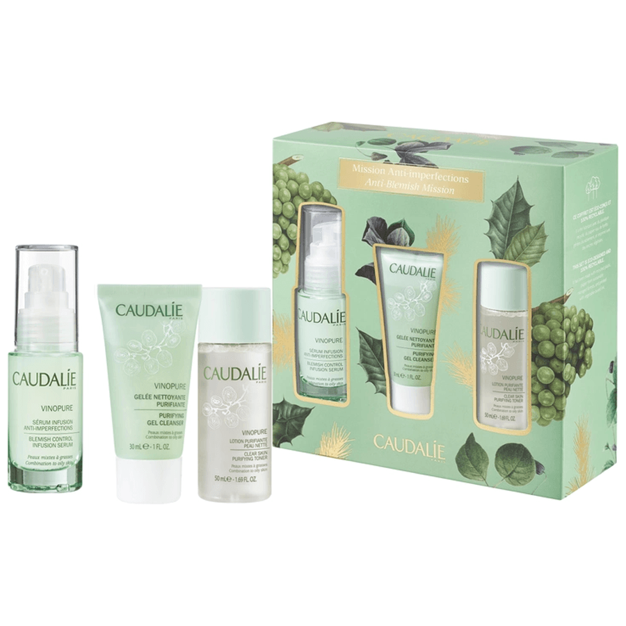 Caudalie Vinopure Serum Set-Akneli Ciltler