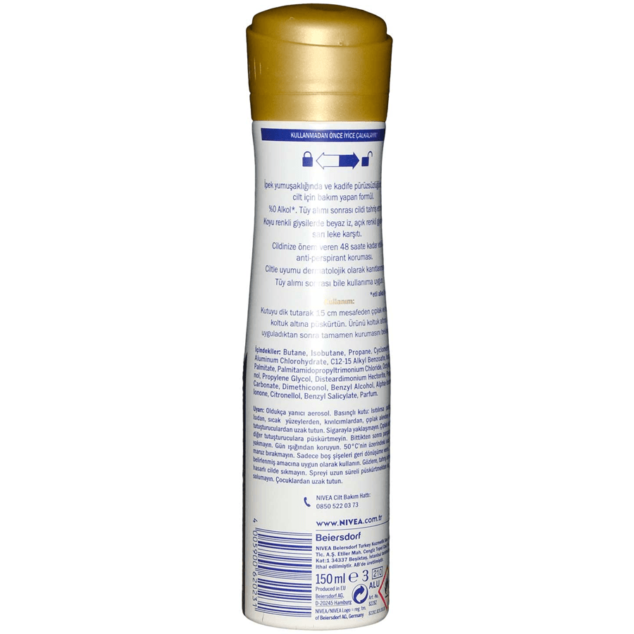 Nivea Black & White İpeksi Pürüzsüzlük Sprey Deodorant 150ml