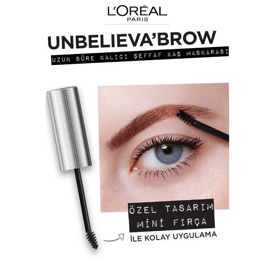 Loreal Paris Unbelieva Brow Uzun Süre Kalıcı Şeffaf Kaş Maskarası