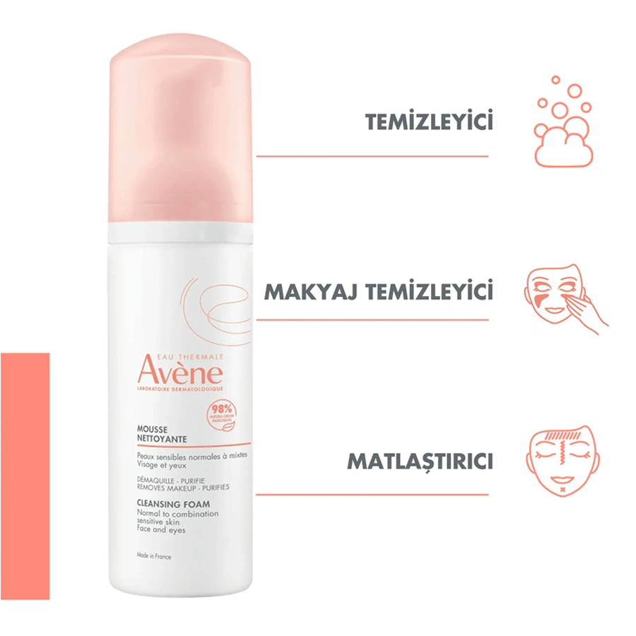 Avene Mousse Nettoyante 150ml-Cilt Temizleyici Köpük