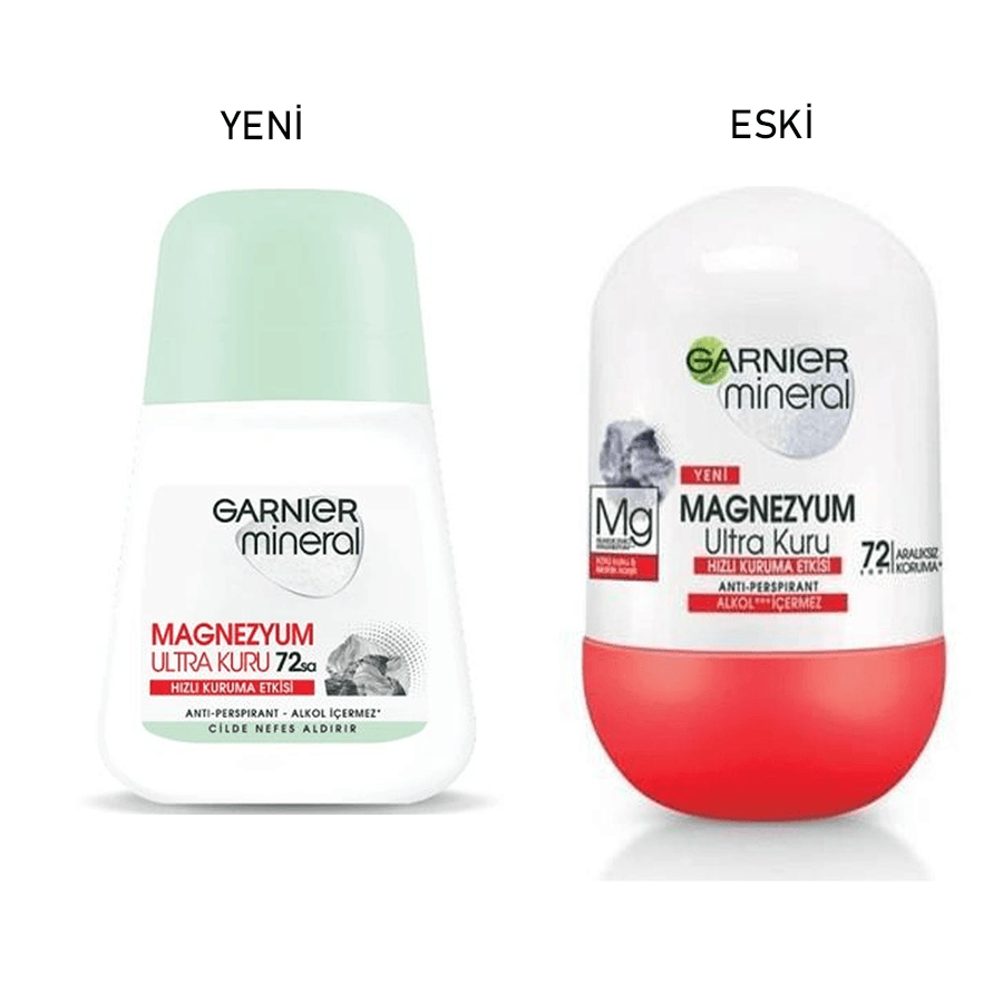 Garnier Mineral Magnezyum Ultra Kuru Roll-On 50 ml-Aralıksız Koruma