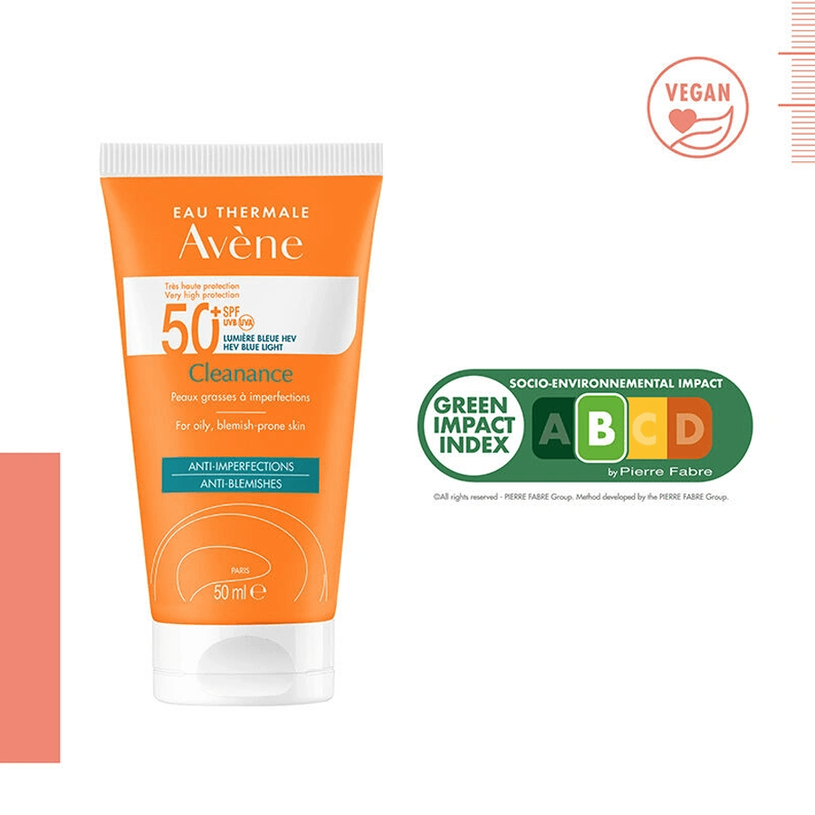 Avene Solaire Cleanance SPF 50+ Yağlı Ciltler için Güneş Koruyucu 50ml