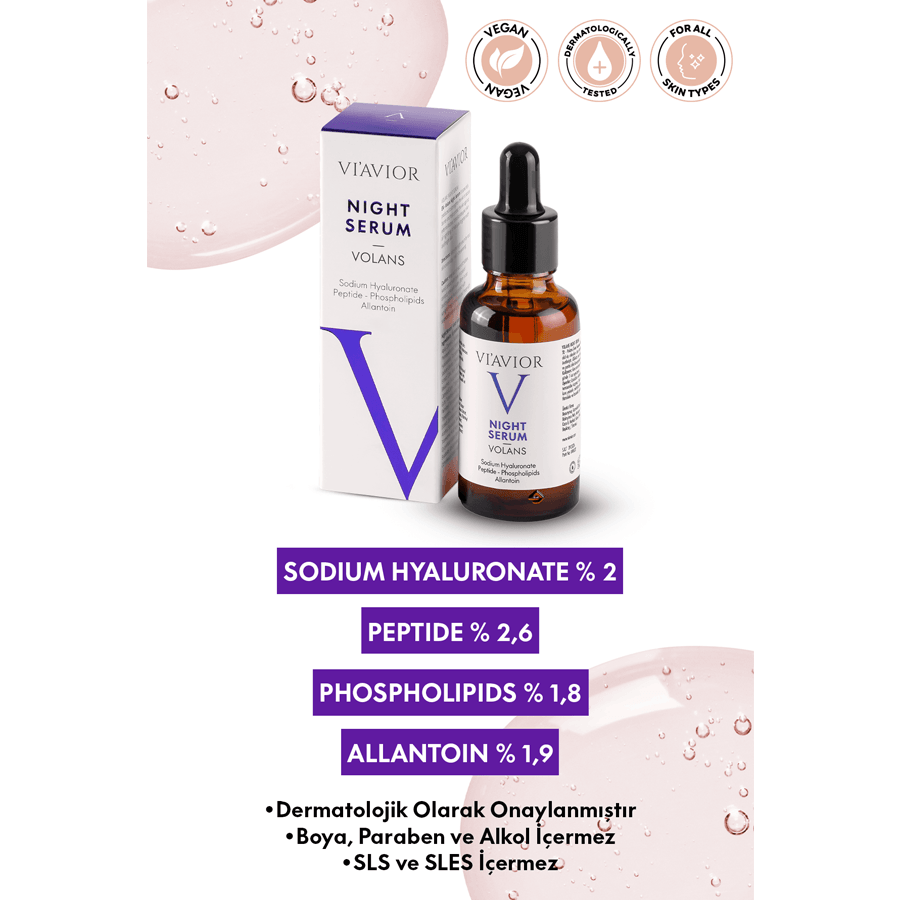 Viavior Volans Night Serum 30ml-Gece Serumu