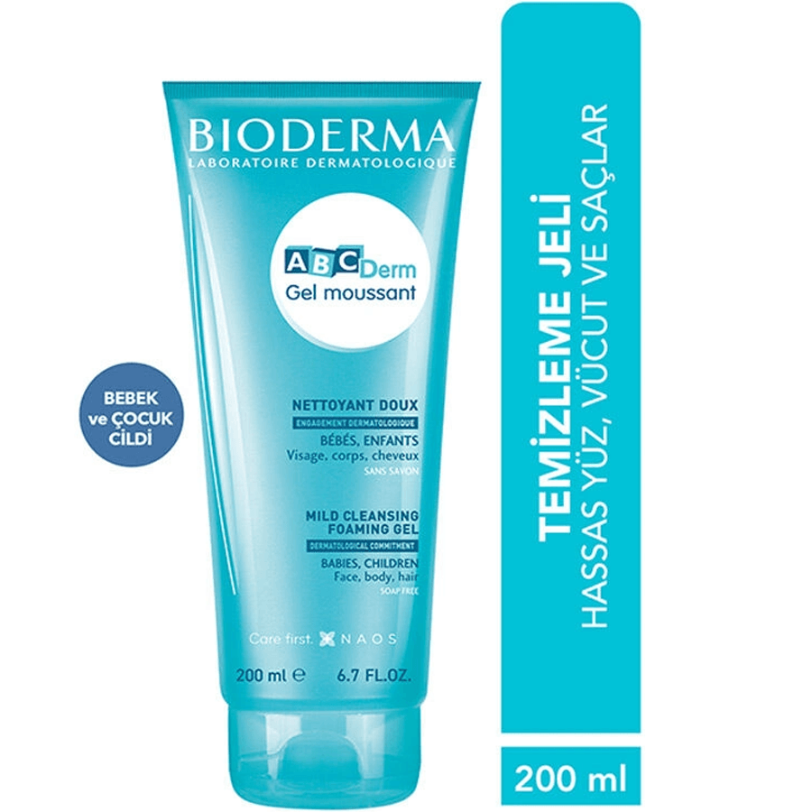 Bioderma Abcderm Foaming Gel 200ml-Temizleme Jeli