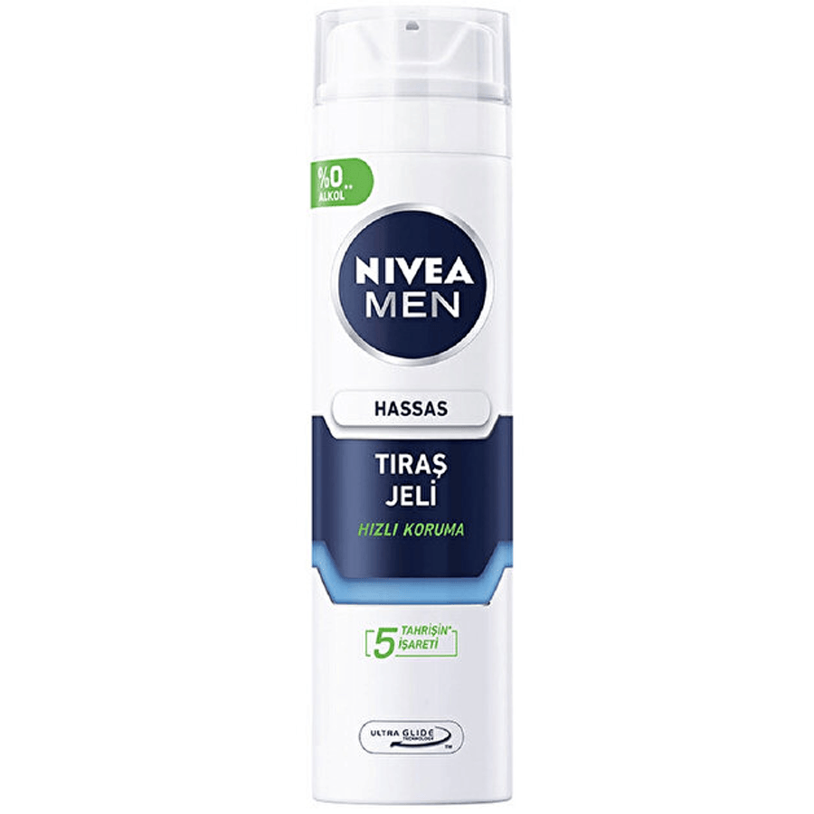 Nivea Men Hassas Tıraş Jeli 200ml-Hızlı Koruma