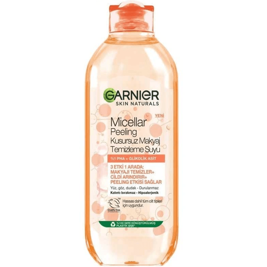 Garnier Micellar Peeling Kusursuz Makyaj Temizleme Suyu 400ml-Misel Su