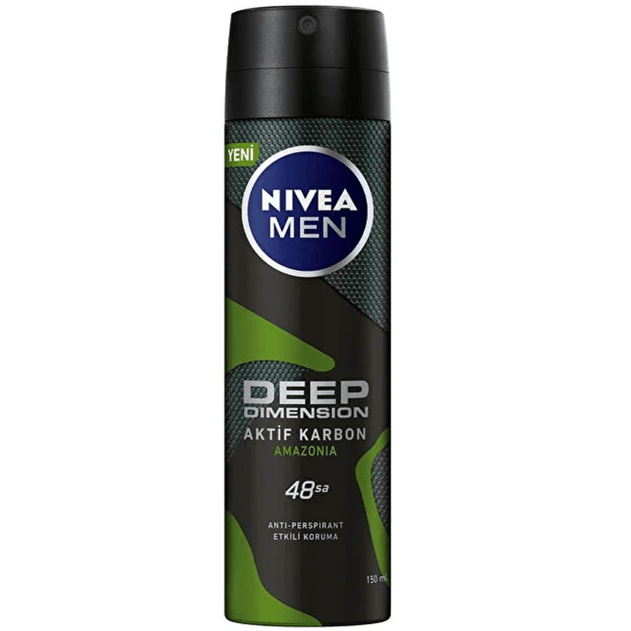 Nivea Men Deep Dimension Amazonia 150ml - Aktif Karbon