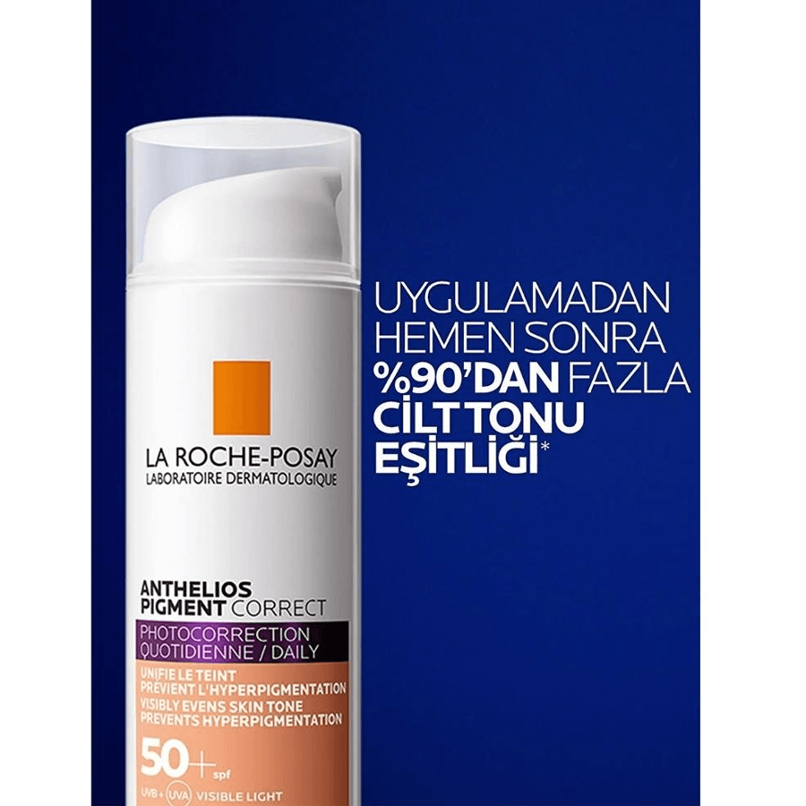 La Roche Posay Anthelios Pigment Correct SPF50+ Medium 50ml-Güneş Koruyucu