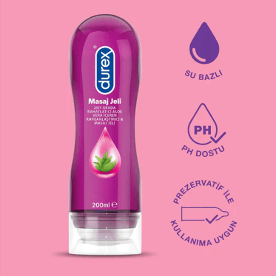 Durex Play Massage 2 in 1 Aloe Vera 200ml-Masaj Jeli