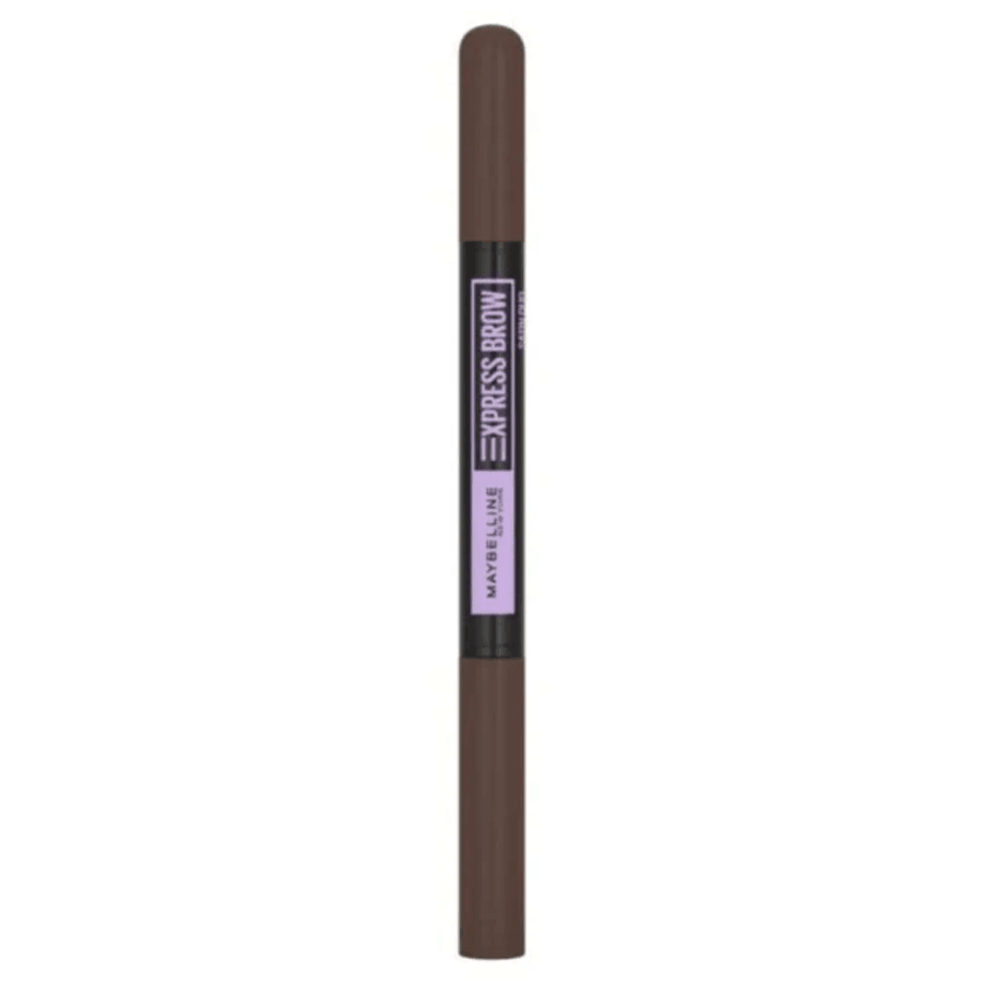 Maybelline Express Brow Satin Duo Çift Taraflı Kaş Kalemi-04 Koyu Ton