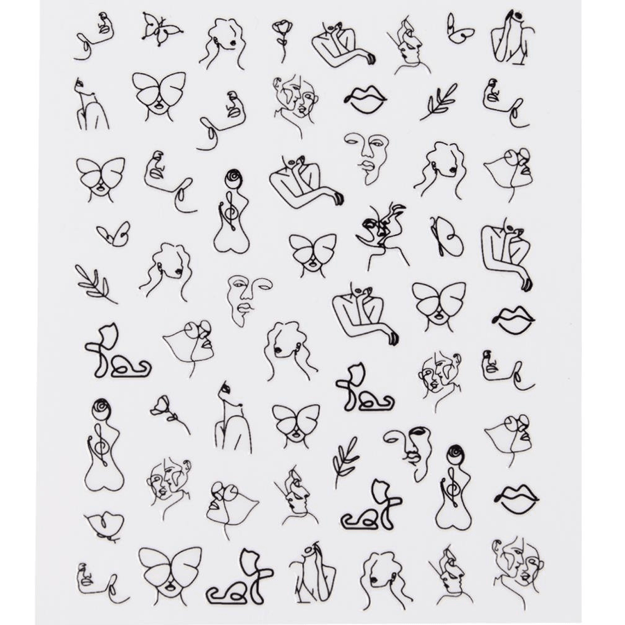 Nascita Art Line Tırnak Sticker 02