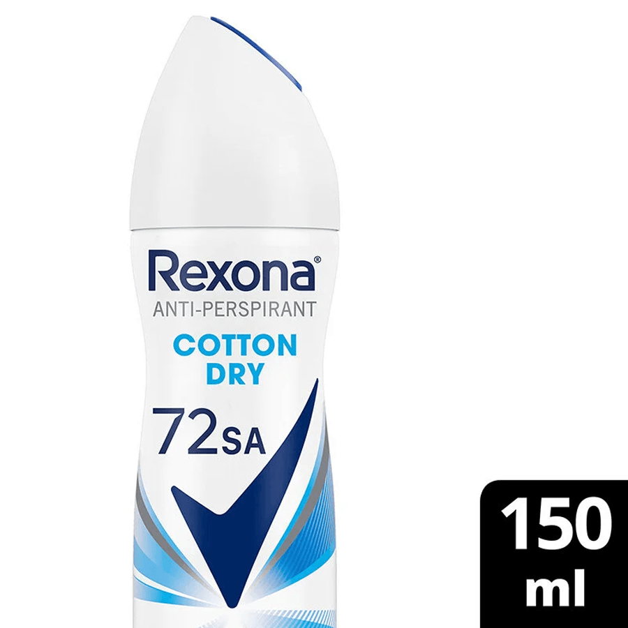 Rexona Cotton Dry Antiperspirant Kadın Sprey Deodorant 150ml