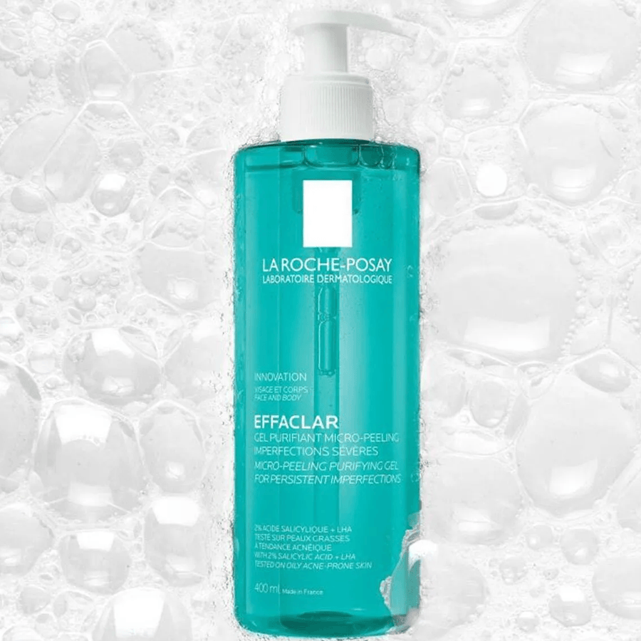 La Roche Posay Effaclar Mikro-Peeling Jel 400ml-Yüz ve Vücut İçin Arındırıcı Jel